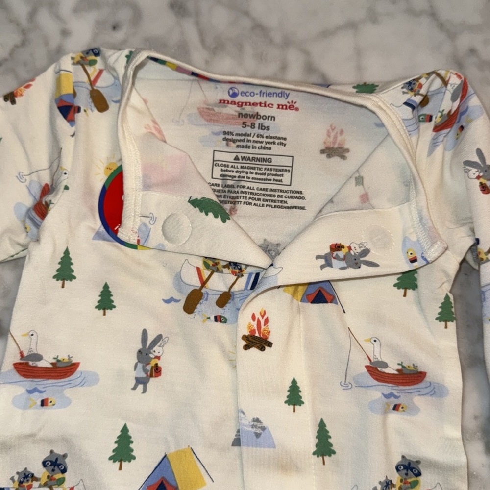NWT MAGNETIC ME MODAL CAMPING LAKE FOOTIE - Picture 4 of 6